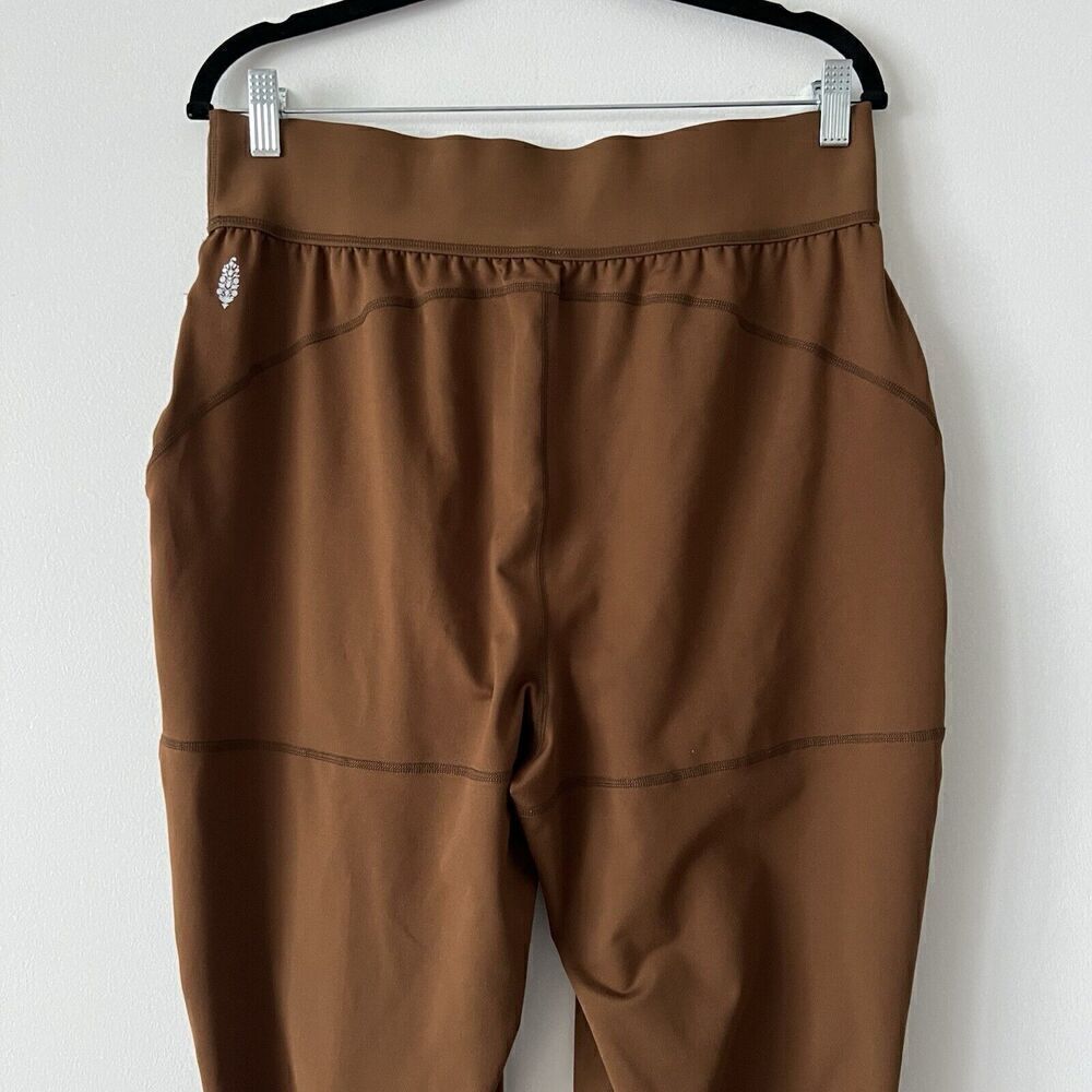 Free People Movement Women's High Fives Joggers Size L Toasted Almond Brown - Picture 8 of 11